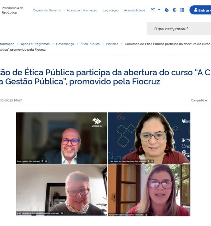 Escola Corporativa é citada em matéria no site gov.br